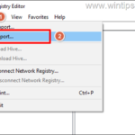 How to Backup Windows Registry.