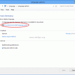 How to change the display language in Windows 8