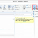 How to transfer Outlook Express Address Book Contacts to Windows Live Mail. (.WAB to WLM)