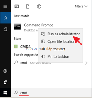 run command prompt as administrator