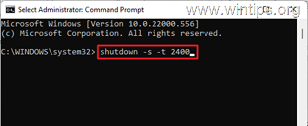 Shutdown Command Prompt