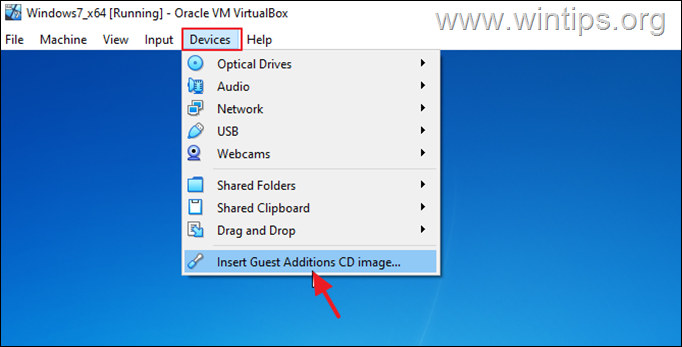 Install VirtualBox Guest Additions