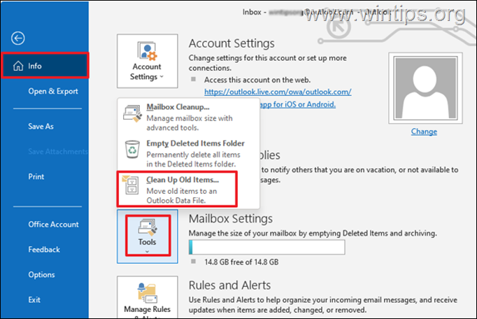 fix outlook won't open