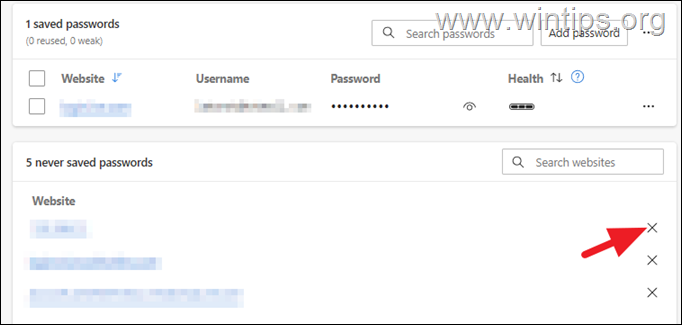 Edge Passwords