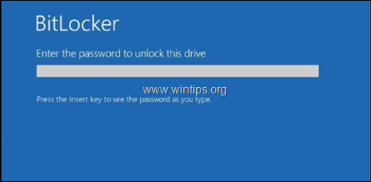 FIX: Dell Laptop Needs the Bitlocker Recovery key