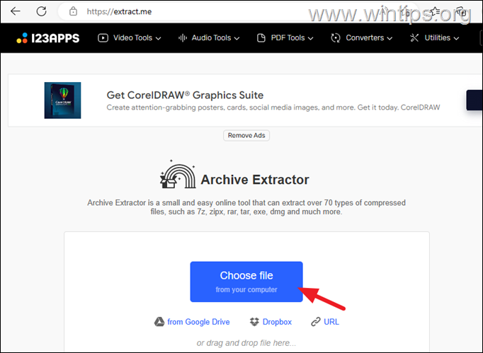 Archive Extractor Online 