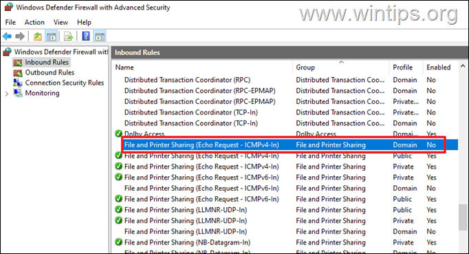 How to Allow Ping in Windows Firewall.