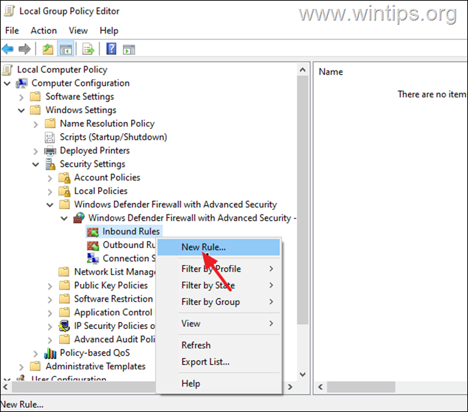Allow PING with Group Policy
