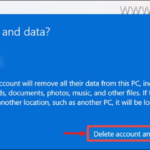 How to Delete a User Profile in Windows 11/10.