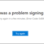 FIX: OneDrive 0x8004da9a Sign-in Error Code.