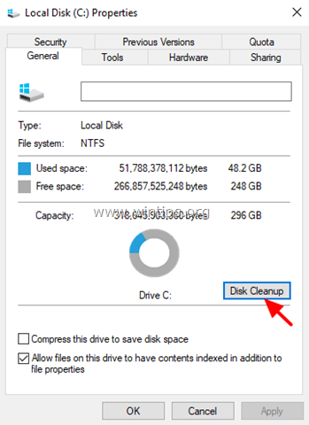 disk cleanup