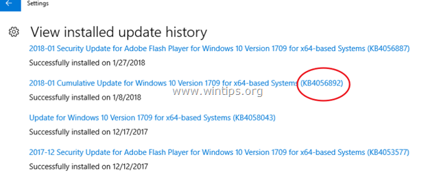 Windows 10 Update KB4056892 fails to install 0x800f0845