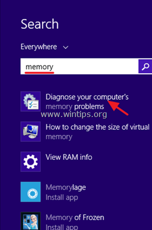 computer memory diagnose