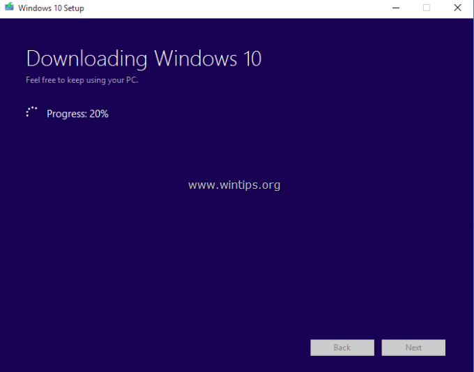 downloading windows 10