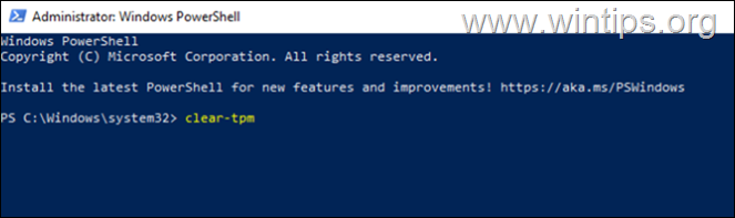 Delete TPM keys from PowerShell