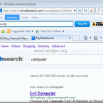 Remove MyWebSearch homepage and MyWebSearch settings hijacker