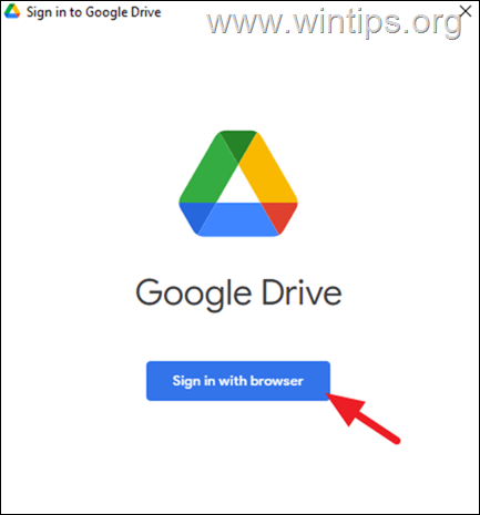 Google Drive desktop app