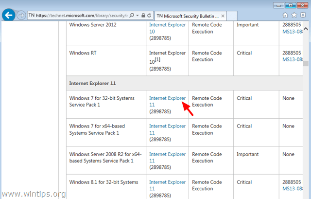 Security Bulletin MS13-097